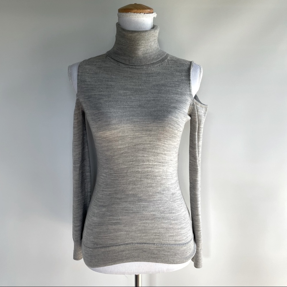 All Saints Cold Shoulder Turtleneck Sweater - sz 2 (US)